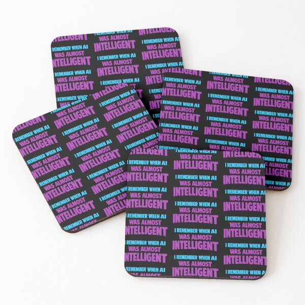 Item preview, I Remember When AI Was Almost Intelligent Funny Tech Humor Design designed and sold by TeeTimeTreasure.
