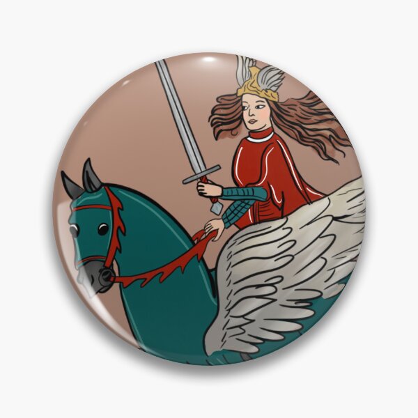 Item preview, Valkyrie in Flight designed and sold by Ember-and-Ivy.