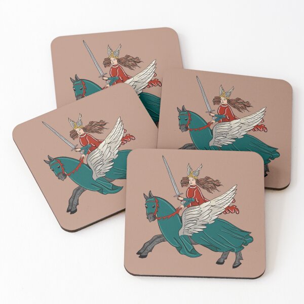 Item preview, Valkyrie in Flight designed and sold by Ember-and-Ivy.