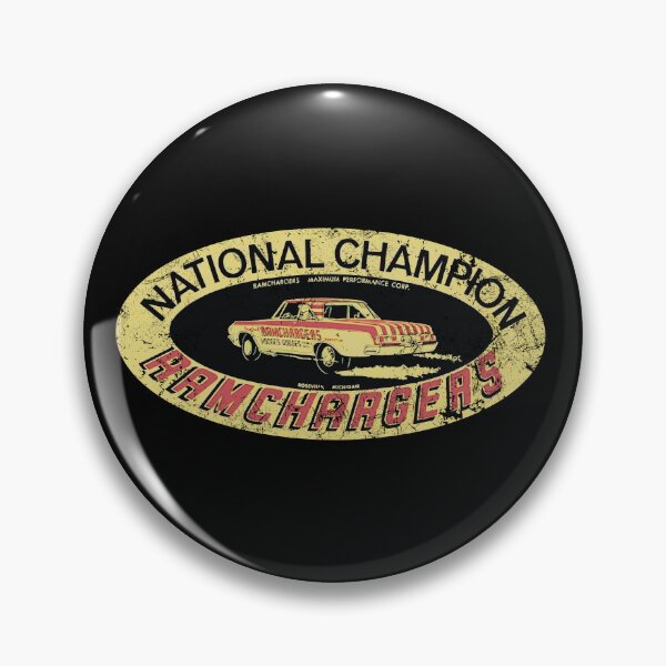 Item preview, 1964 Ramchargers National Champion  - worn, aged, distressed print. designed and sold by retropetrol.