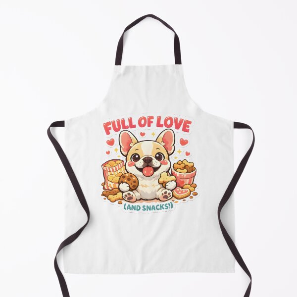 Item preview, Full of Love (and Snacks) – Cute French Bulldog Vet Sticker designed and sold by Bettybee00.