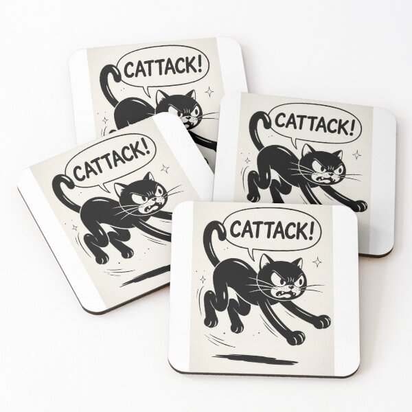 Item preview, Cattack designed and sold by CharmingFlowers.