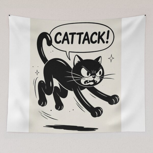 Item preview, Cattack designed and sold by CharmingFlowers.