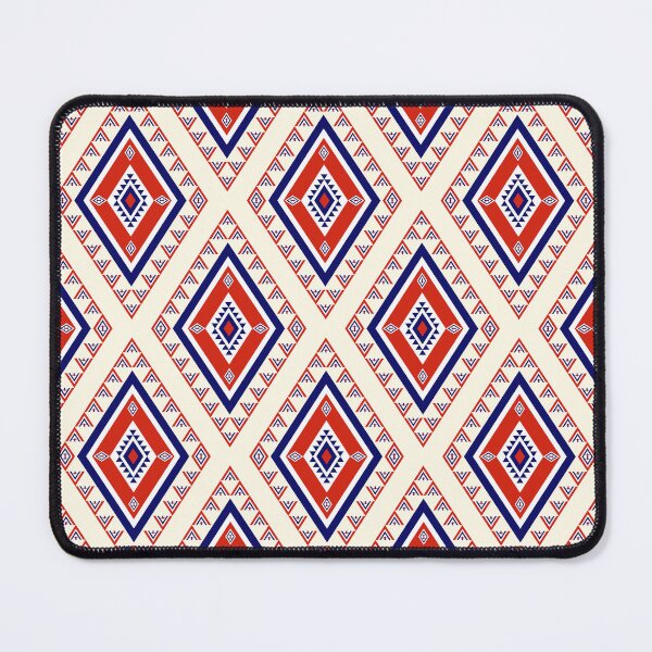 Item preview, Diamond-shaped pattern of red diamonds in a native ethnic style. designed and sold by Nengsang.