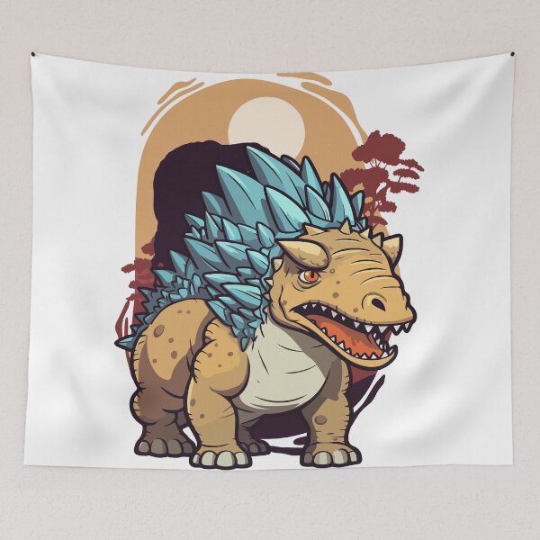 Item preview, Cute Spiky Dinosaur Cartoon designed and sold by yuki-hana.