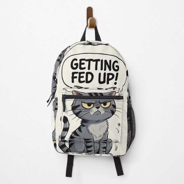 Item preview, Getting fed up Cat designed and sold by CharmingFlowers.