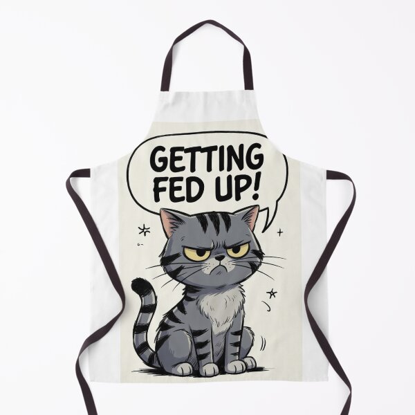 Item preview, Getting fed up Cat designed and sold by CharmingFlowers.