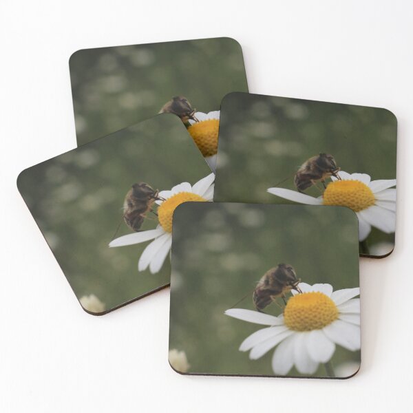 Item preview, Close-up Bee Pollinating Flower designed and sold by vikko-art.
