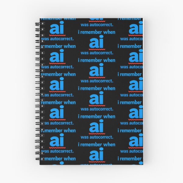 Item preview, I Remember When AI Was Autocorrect Funny Tech Humor Design designed and sold by TeeTimeTreasure.