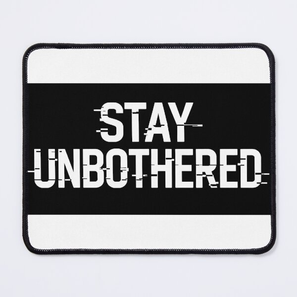 Item preview, Stay Unbothered Digital Glitch - Edgy Cybercore Streetwear designed and sold by MCV-Designs.
