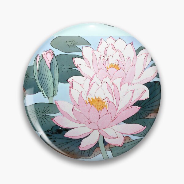 Item preview, Flowering Water Lilies - Ohara Koson designed and sold by Jon-Baran.