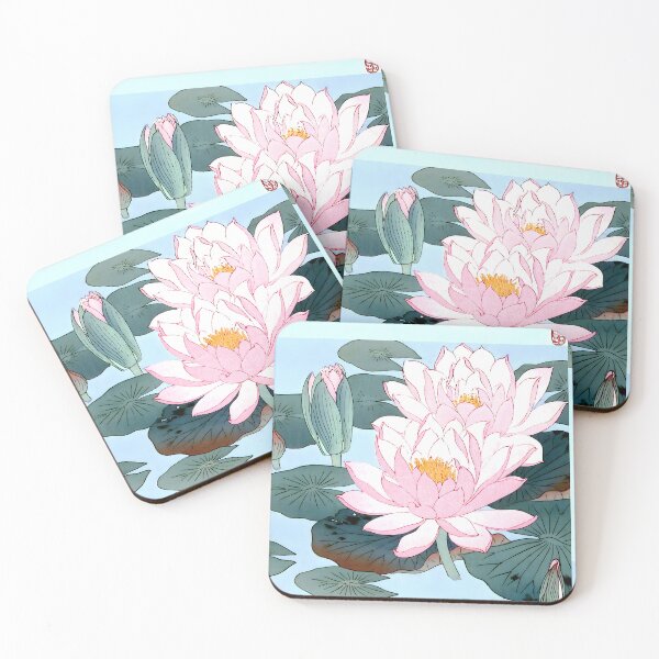 Item preview, Flowering Water Lilies - Ohara Koson designed and sold by Jon-Baran.