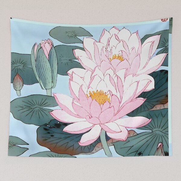 Item preview, Flowering Water Lilies - Ohara Koson designed and sold by Jon-Baran.