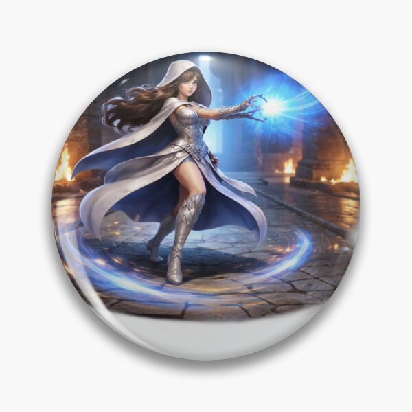 Item preview, The Magical Sorceress of Blue Light designed and sold by Farheen786.
