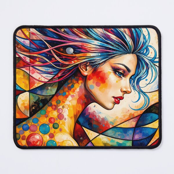 Item preview, Vibrant Mosaic Woman designed and sold by cuprum.