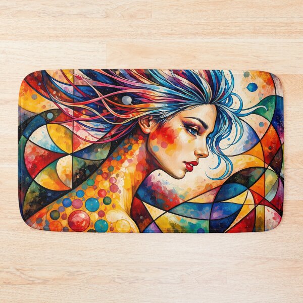 Item preview, Vibrant Mosaic Woman designed and sold by cuprum.