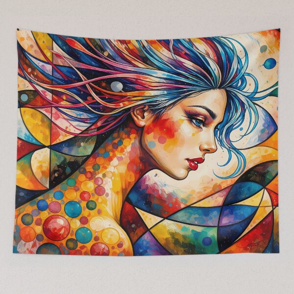 Item preview, Vibrant Mosaic Woman designed and sold by cuprum.