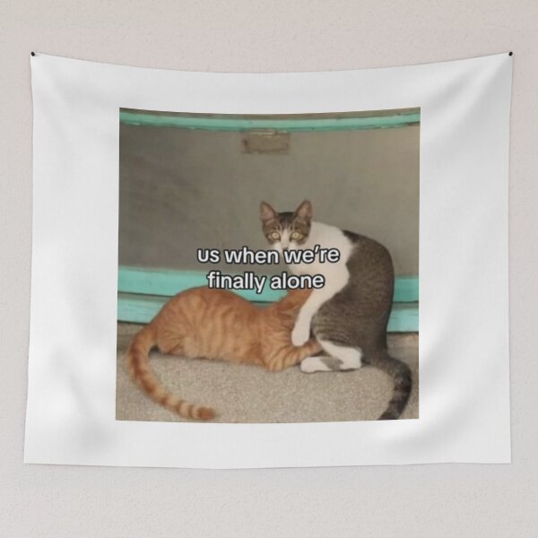 Item preview, us if were a freaky cat designed and sold by cloudzer0000.