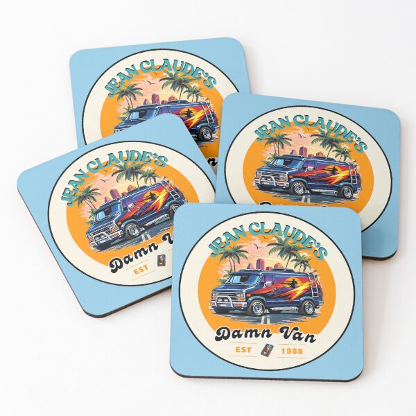 Item preview, Jean Claude's Damn Van - 80's Retro Design designed and sold by GaggleOfGhosts.