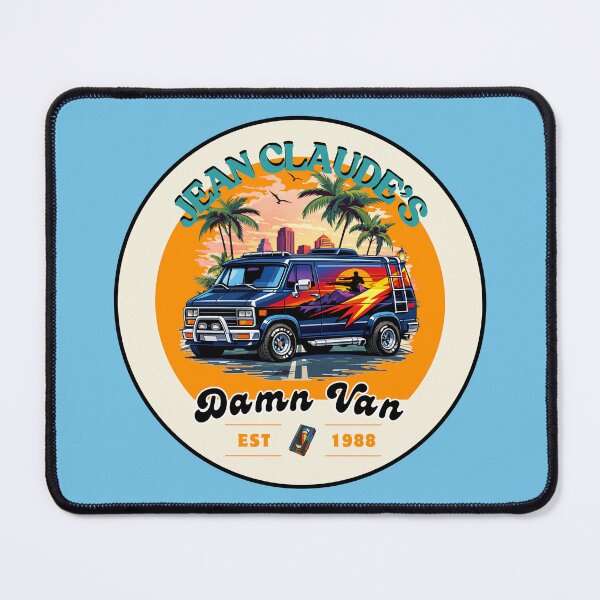 Item preview, Jean Claude's Damn Van - 80's Retro Design designed and sold by GaggleOfGhosts.