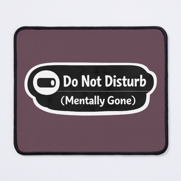 Item preview, Do Not Disturb Mentally Gone Sticker | Funny Gen Z Meme Aesthetic designed and sold by LYZ7VANI.