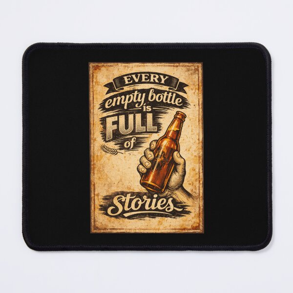 Item preview, Every Empty Bottle is Full of Stories designed and sold by GoodOldVintage.