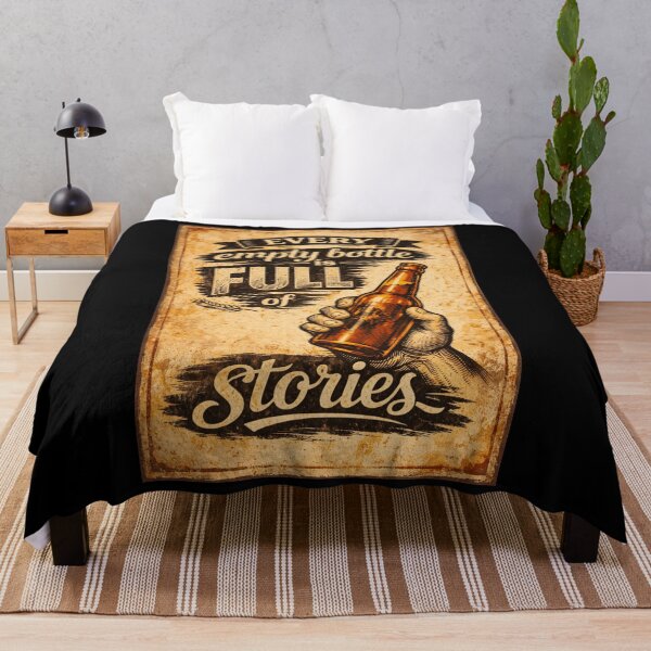 Item preview, Every Empty Bottle is Full of Stories designed and sold by GoodOldVintage.