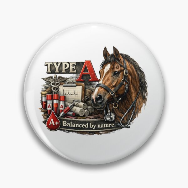 Item preview, Horse Blood Type A - Veterinary Medical Desing designed and sold by Indefix.