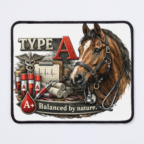 Item preview, Horse Blood Type A - Veterinary Medical Desing designed and sold by Indefix.