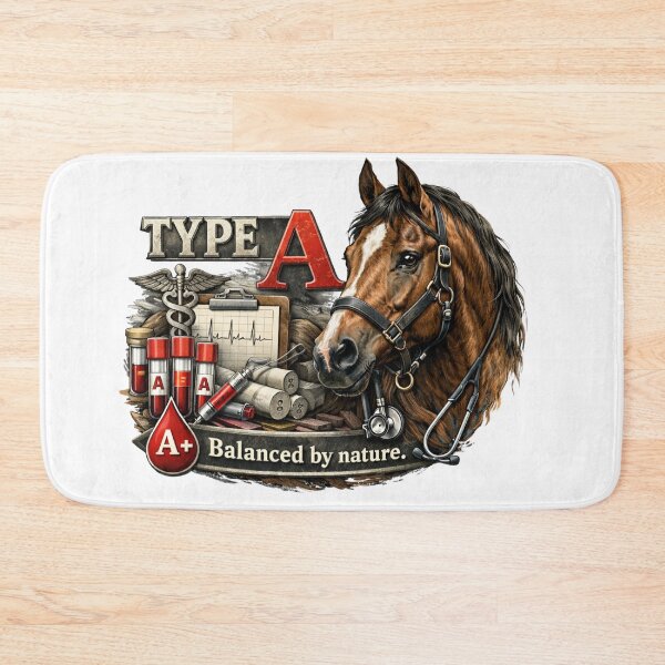 Item preview, Horse Blood Type A - Veterinary Medical Desing designed and sold by Indefix.