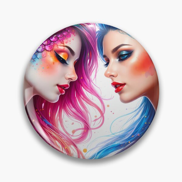 Item preview, Colorful Fantasy Portraits designed and sold by cuprum.