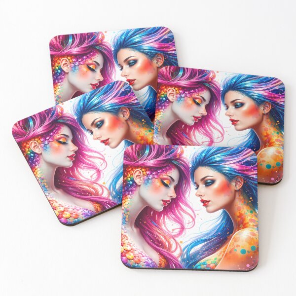 Item preview, Colorful Fantasy Portraits designed and sold by cuprum.