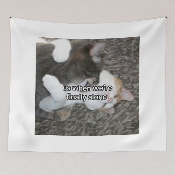 Item preview, us if were a freaky cat meme designed and sold by cloudzer0000.