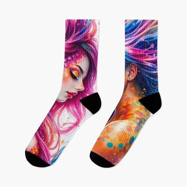 Item preview, Colorful Fantasy Portraits designed and sold by cuprum.