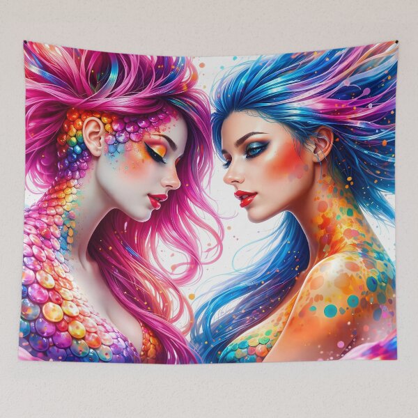 Item preview, Colorful Fantasy Portraits designed and sold by cuprum.