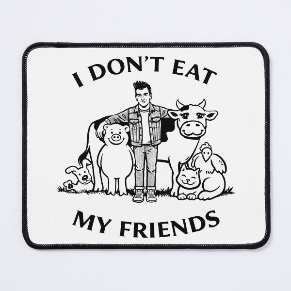 Item preview, Vegan / Vegetarian Moz for light t-shirts designed and sold by Beau-Oui.