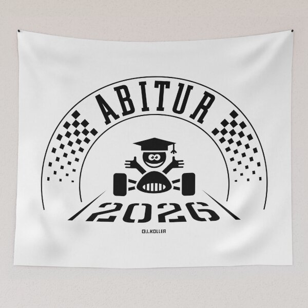 Item preview, Abitur 2026 (High school graduate / Abitur / University entrance qualification / Finish line / Black) designed and sold by Roderix.