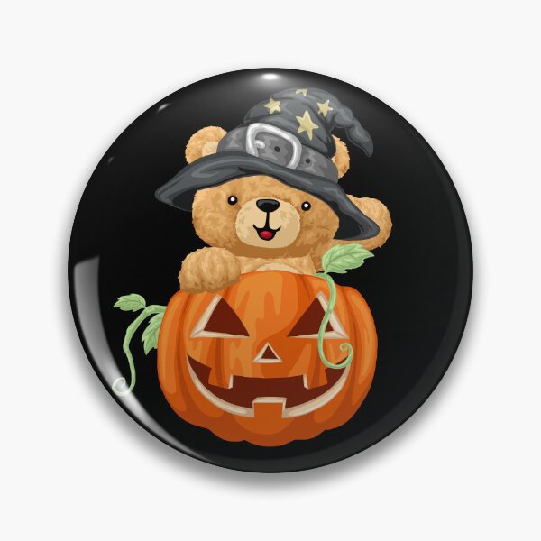 Item preview, Cute Teddy Bear Inside Pumpkin Halloween designed and sold by Bhonard 21.