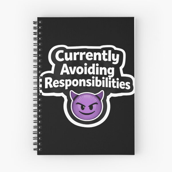 Item preview, Currently Avoiding Responsibilities Funny Sticker | Lazy Gen Z Meme Humor designed and sold by LYZ7VANI.