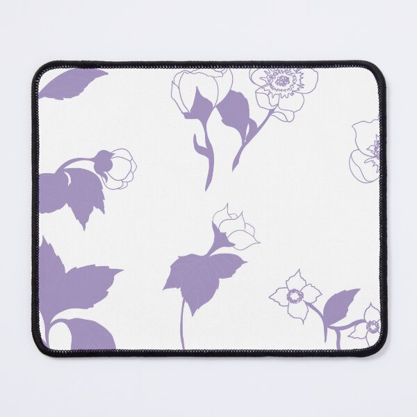 Item preview, purple floral pattern designed and sold by GENEST-V.