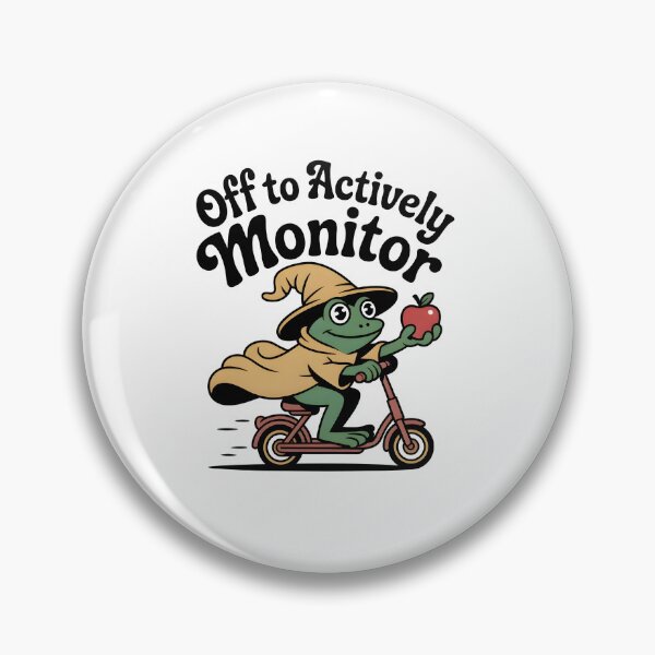 Item preview, off-to-actively-monitor designed and sold by Ash Mary's Designs.