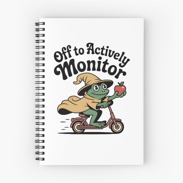 Item preview, off-to-actively-monitor designed and sold by Ash Mary's Designs.