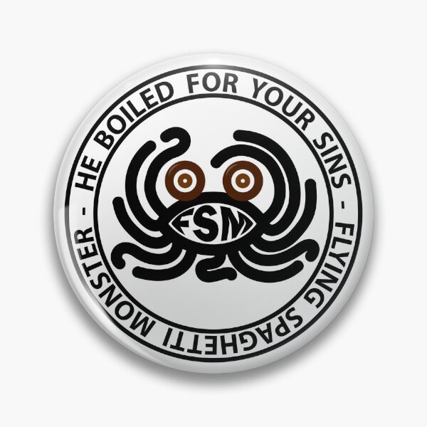Item preview, Flying Spaghetti Monster Coin -reimagined- designed and sold by Tecno-Art-Land.