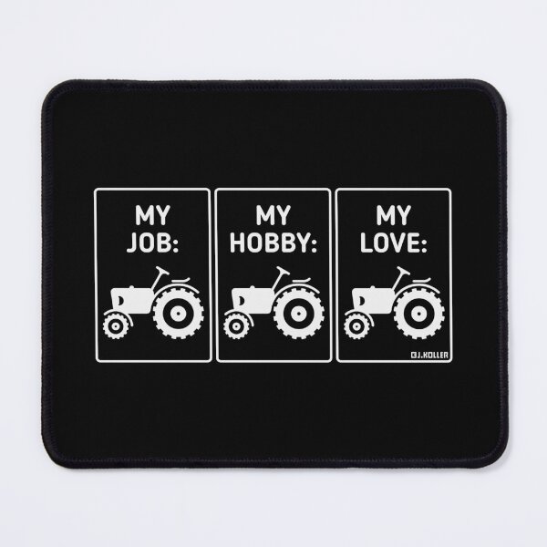 Item preview, My Job – My Hobby – My Love (Tractor / Farmer / Agriculturist / White) designed and sold by Roderix.