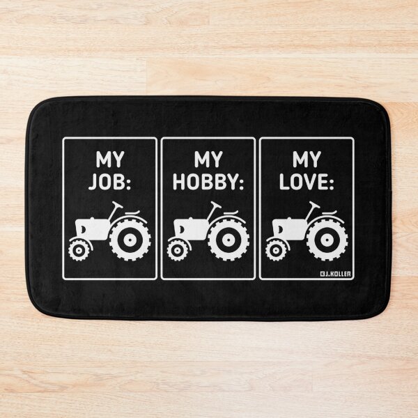 Item preview, My Job – My Hobby – My Love (Tractor / Farmer / Agriculturist / White) designed and sold by Roderix.