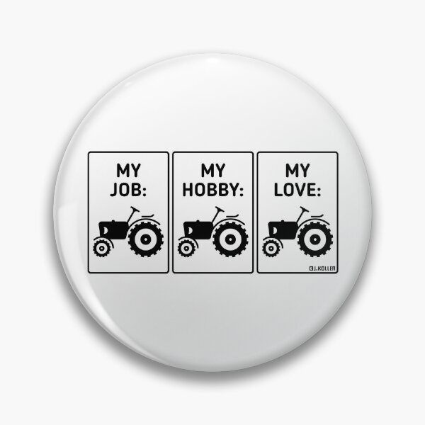 Item preview, My Job – My Hobby – My Love (Tractor / Farmer / Agriculturist / Black) designed and sold by Roderix.