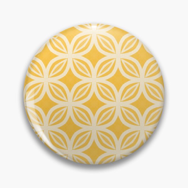 Item preview, Gold Geometric Star Medallion Tile Pattern designed and sold by Vileprint.