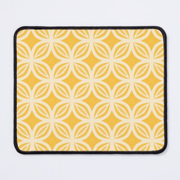 Item preview, Gold Geometric Star Medallion Tile Pattern designed and sold by Vileprint.