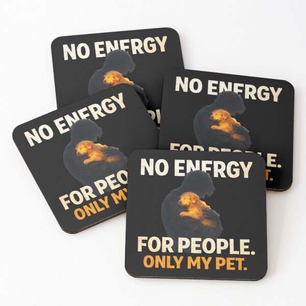 Item preview, No Energy For People Only My Pet – Pet Lover Shirt designed and sold by Safe Haven Pets.