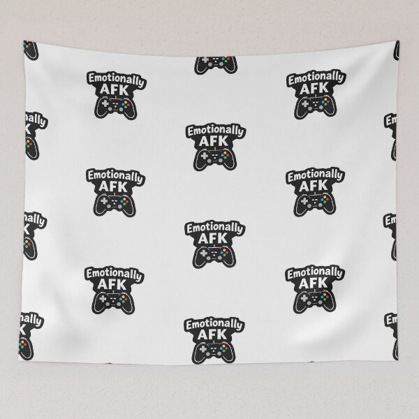 Item preview, Emotionally AFK Funny Gamer Sticker | Gen Z Meme Gaming Humor designed and sold by LYZ7VANI.